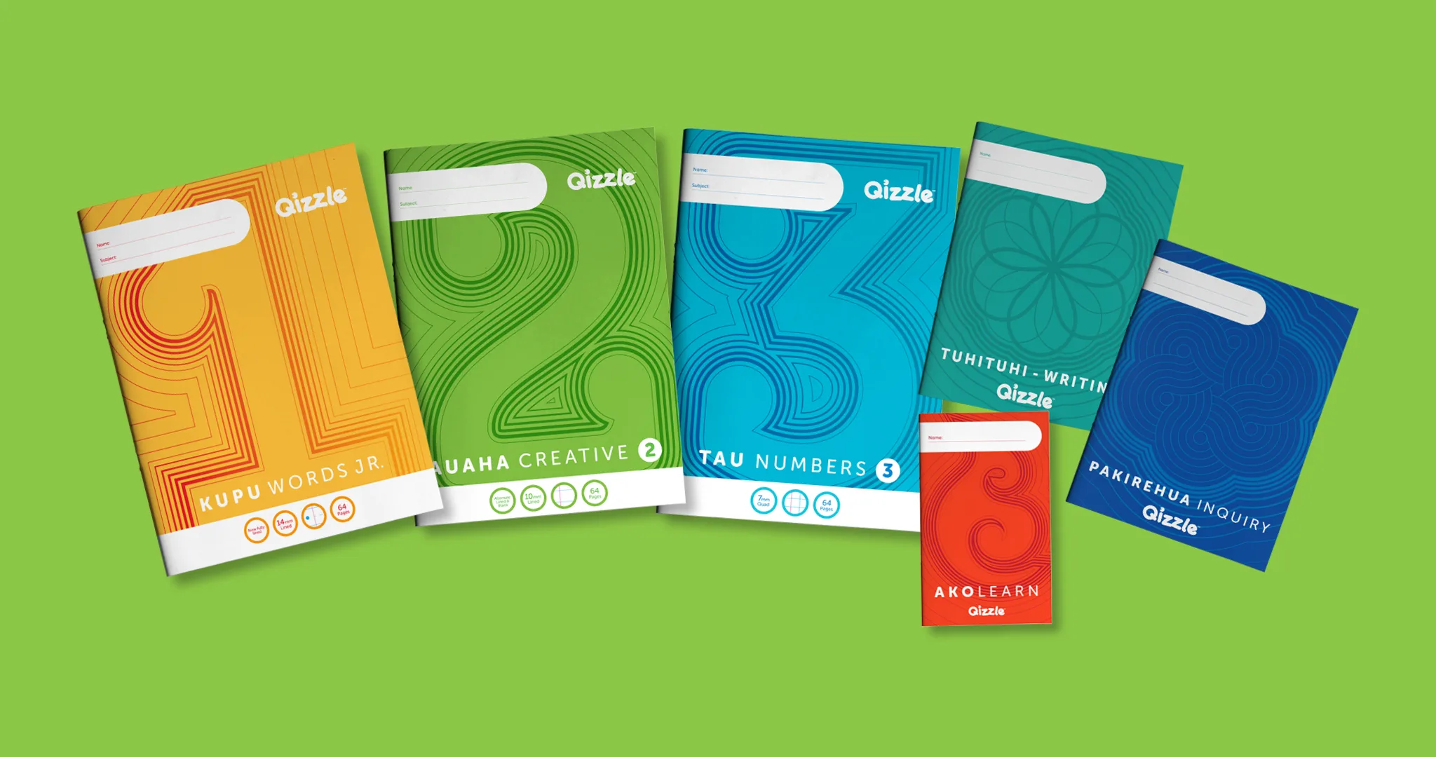 Qizzle brand identity and visual language